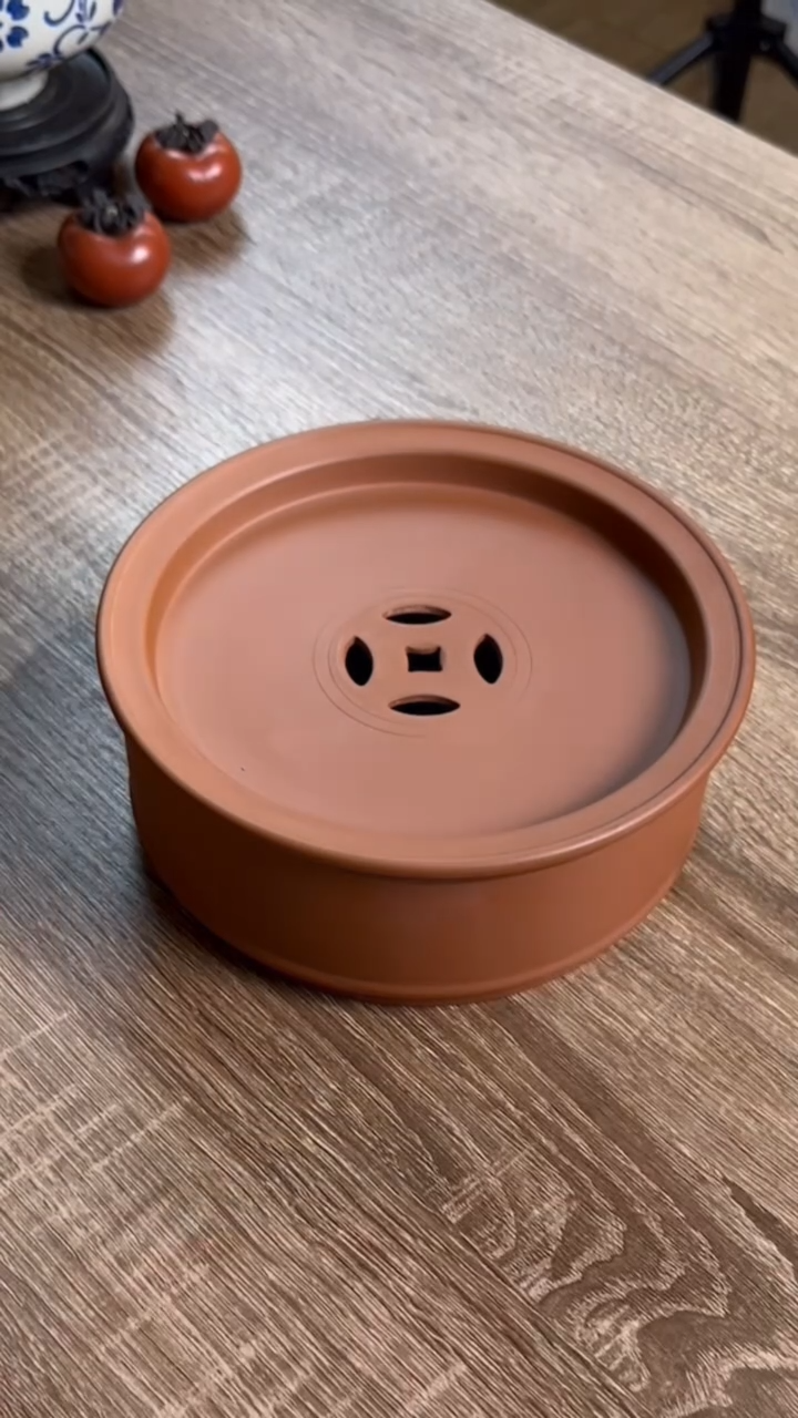 紫砂茶盘半手工紫砂盘一个