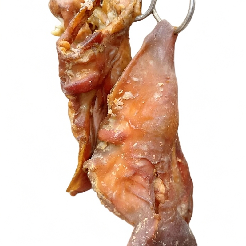 农家柴火烟熏腊猪肚