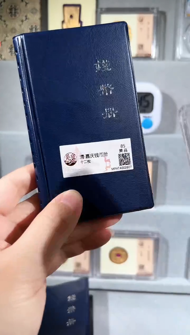 铜觅泉评级嘉庆钱币册一本
