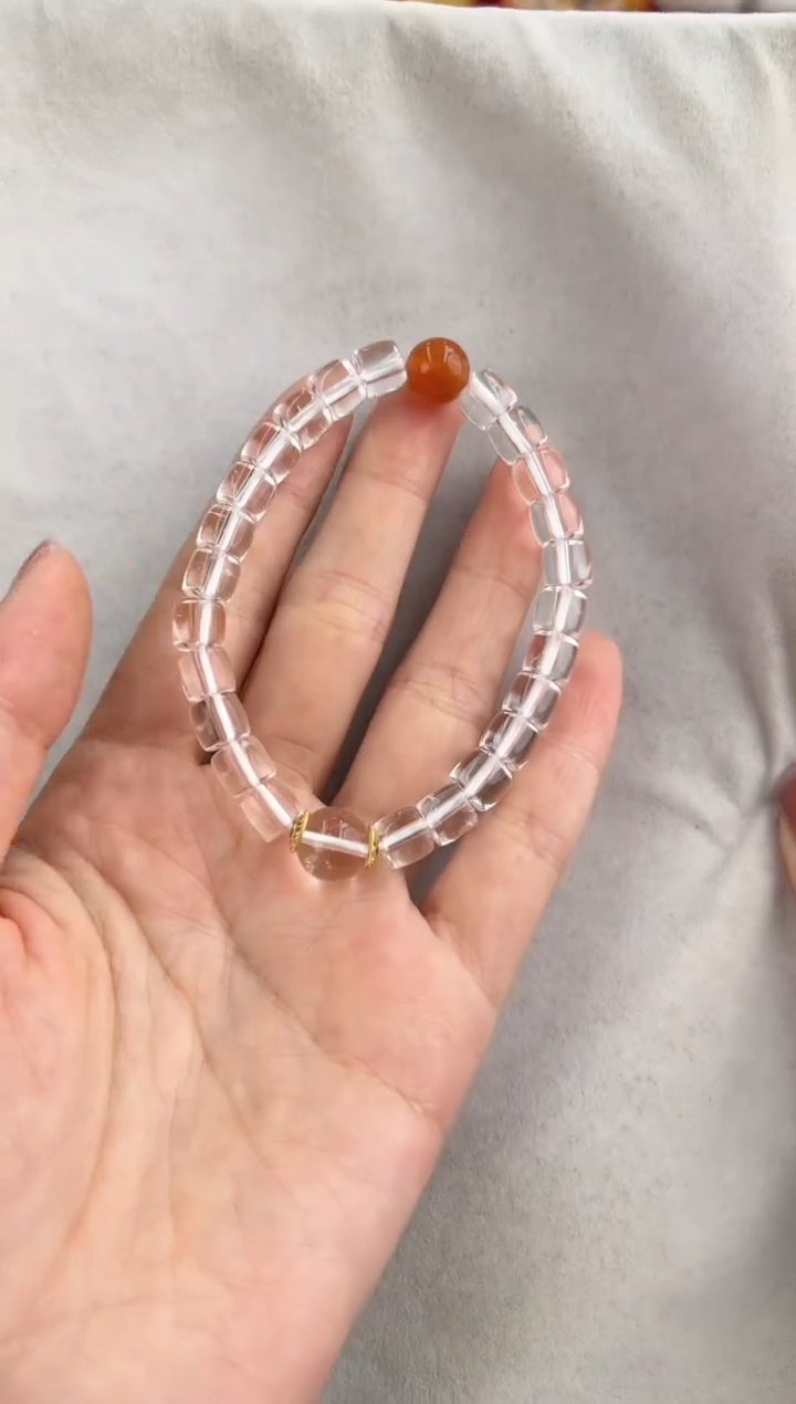 【闪购商品】水晶手串未镶嵌10126096-手串 多样性发一条