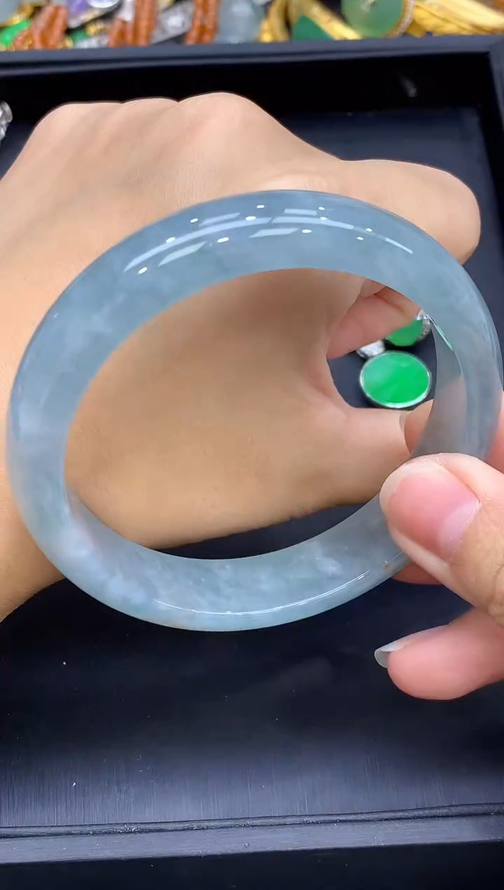 未镶嵌手镯翡翠593-中国好珍宝