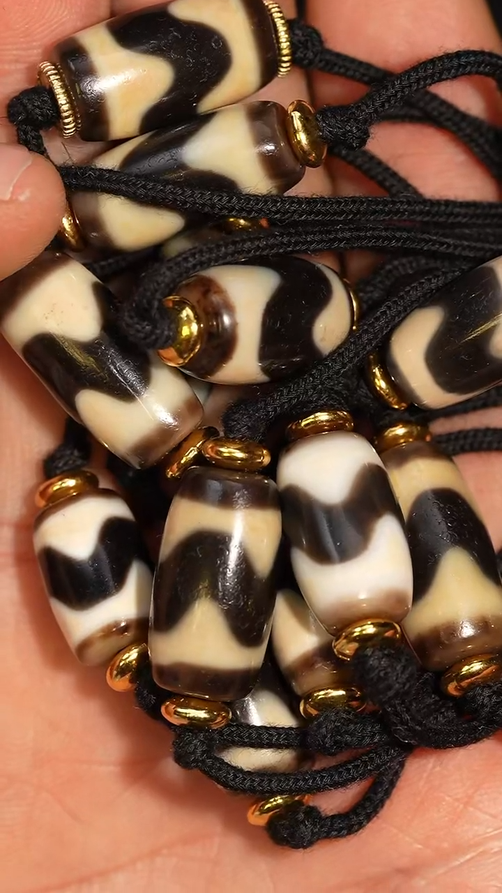 玛瑙/玉髓颈饰未镶嵌多样性发其一，DIY一