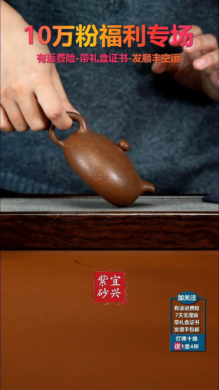 茶壶紫砂李传荣七彩段光素扁西施200CC