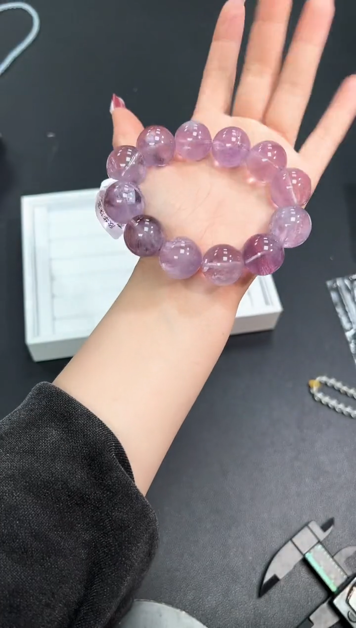 【闪购商品】水晶手串未镶嵌57j多样性发其一/1条18mm默认微瑕