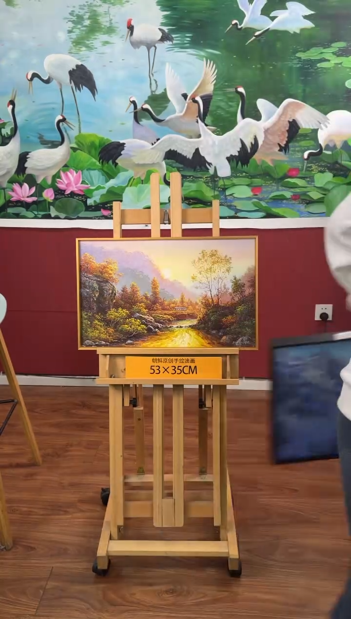 油画【174号】约53*35cm丨朝鲜原创纯手绘孤品油画丨顺丰包邮