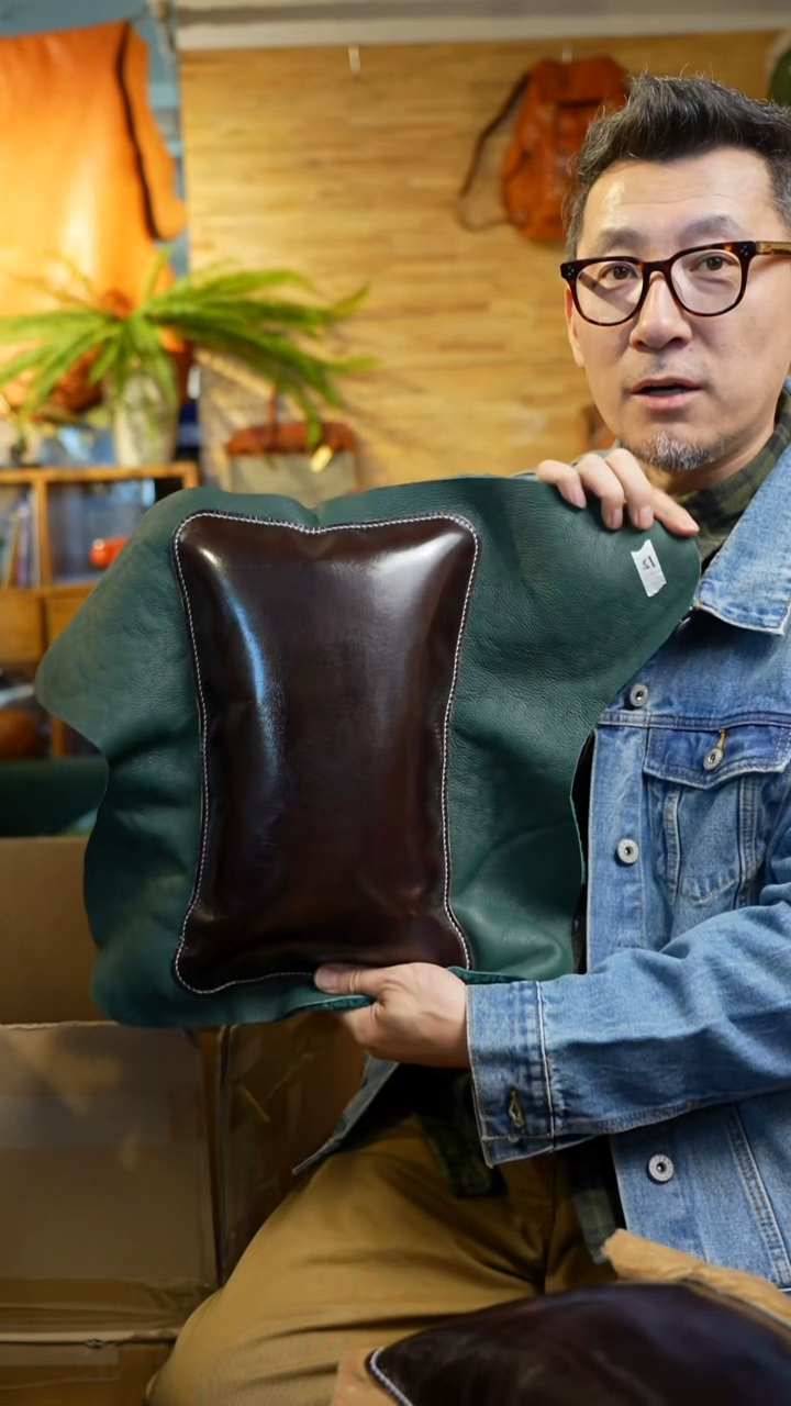 12号真皮腰枕靠垫