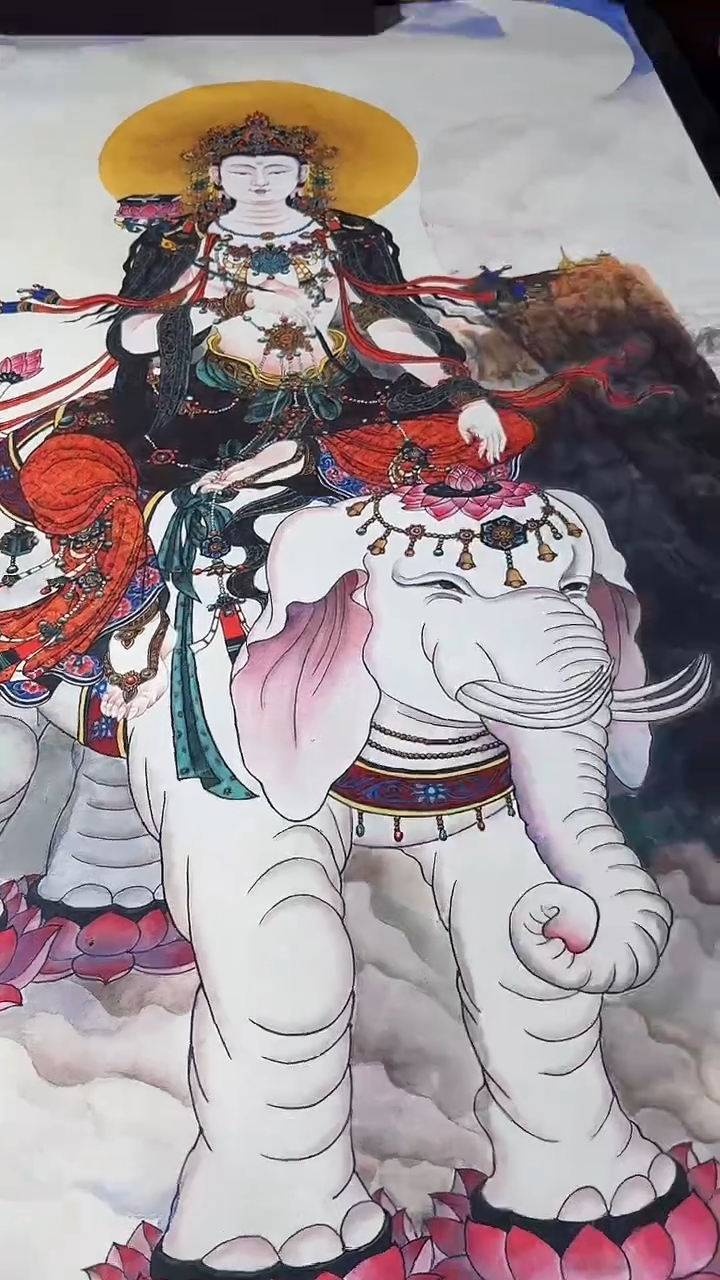 卷轴画藏式珍藏彩绘艺术馆162