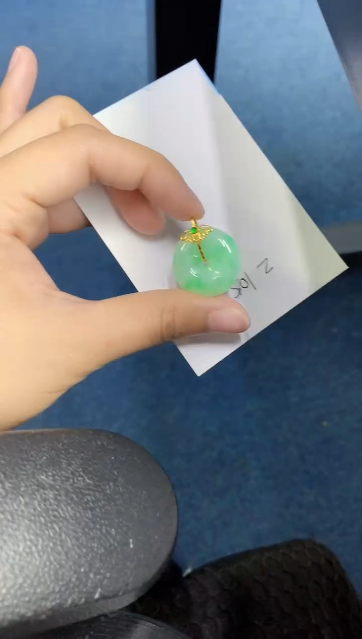 【闪购商品】翡翠颈饰18K金镶嵌000000000