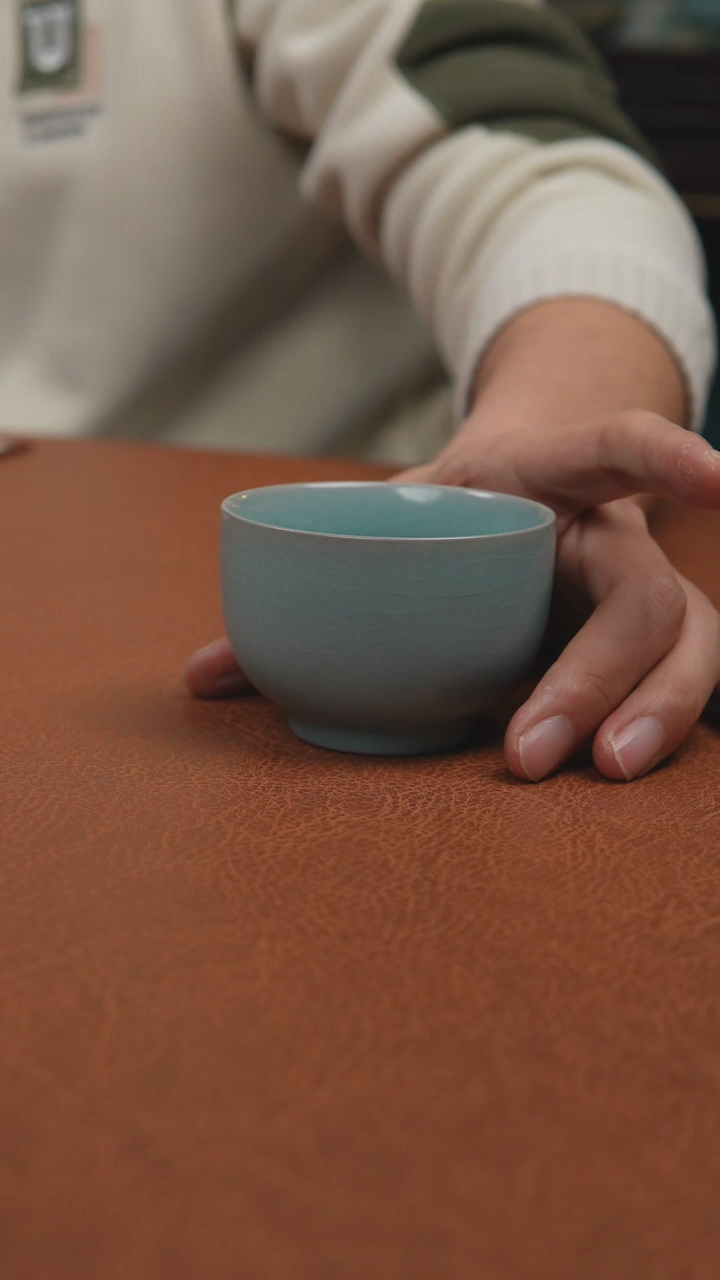 【闪购商品】杯汝州原产地原矿釉仿古微瑕矮罗汉杯