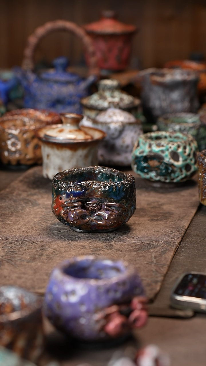 【闪购商品】景德镇柴烧志野杯