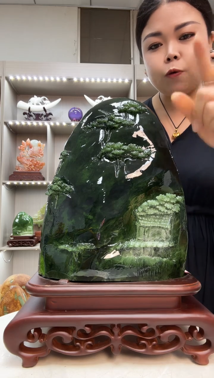 玉中式家居摆件装饰