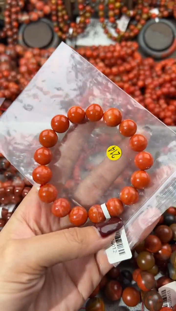 未镶嵌手串南红玛瑙12+