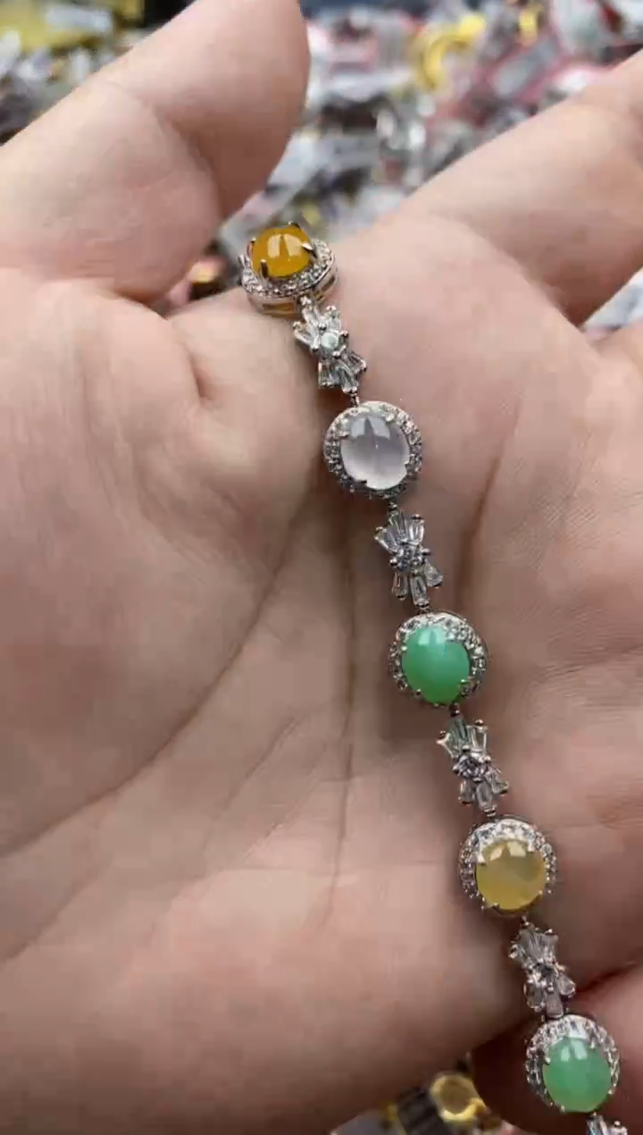 【闪购商品】翡翠戒指银S925镶嵌222222---8