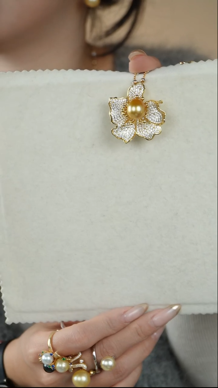 【闪购商品】海水珍珠胸饰未镶嵌1213