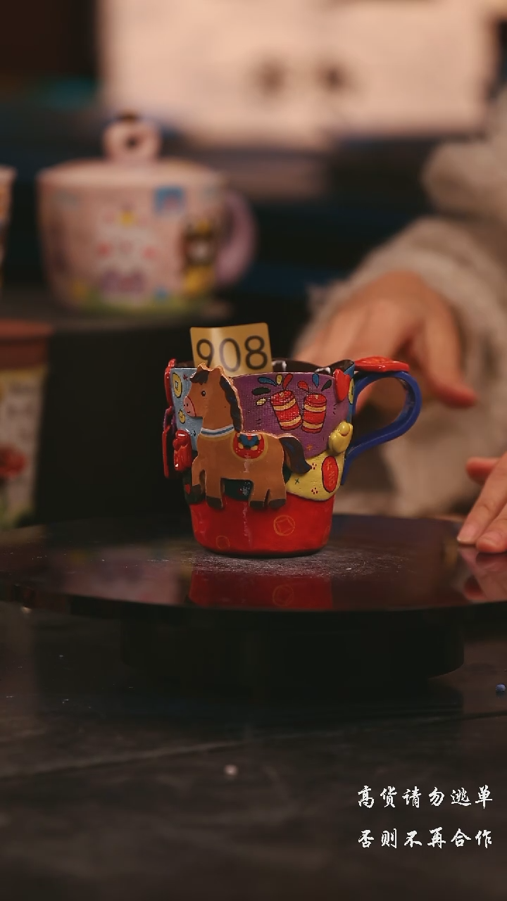 陶瓷景德镇可爱设计师款陶瓷 