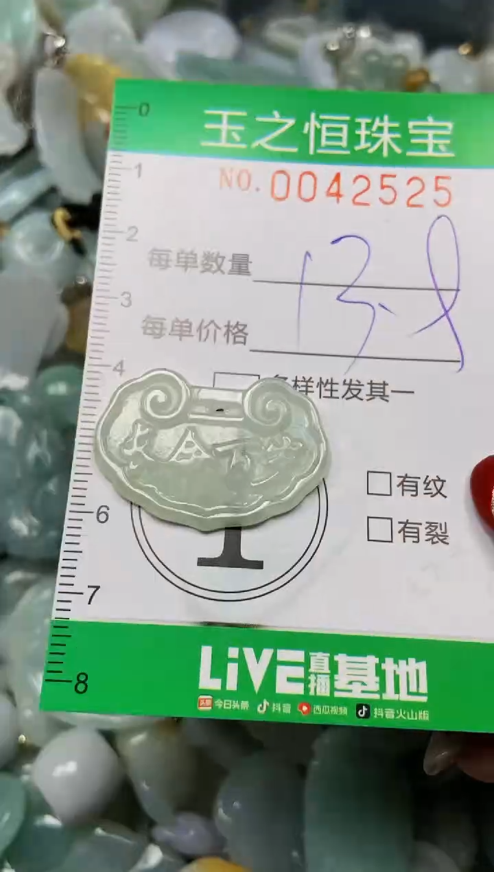 【闪购商品】翡翠颈饰未镶嵌闪购0042525