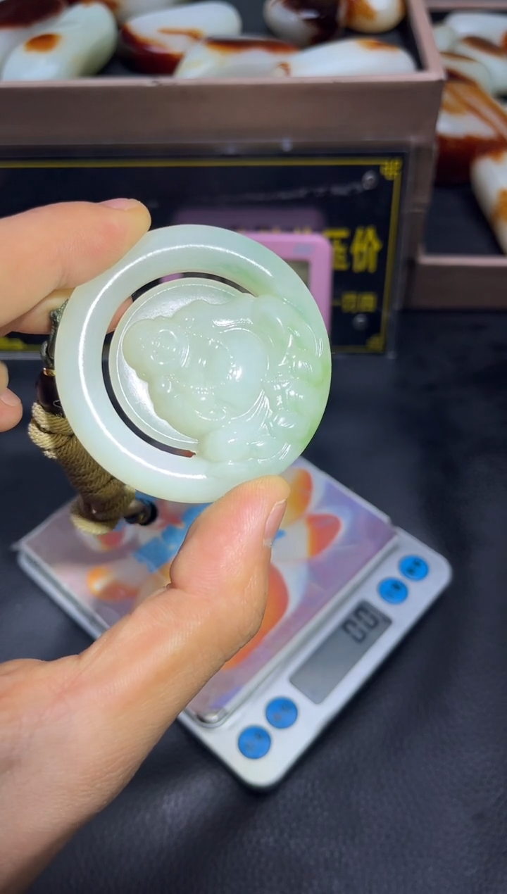 未镶嵌和田玉（子料）挂件YL-HH-12.13-15