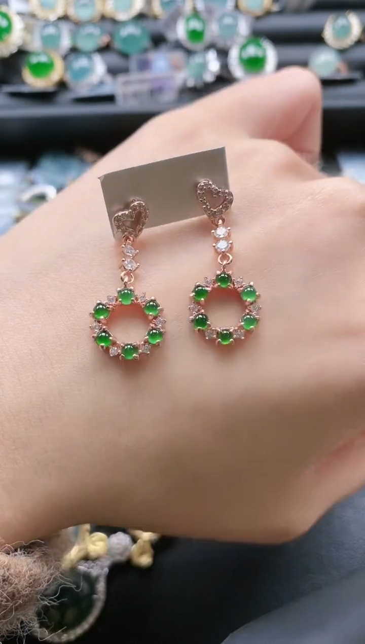 【闪购商品】翡翠戒指银S925镶嵌51151