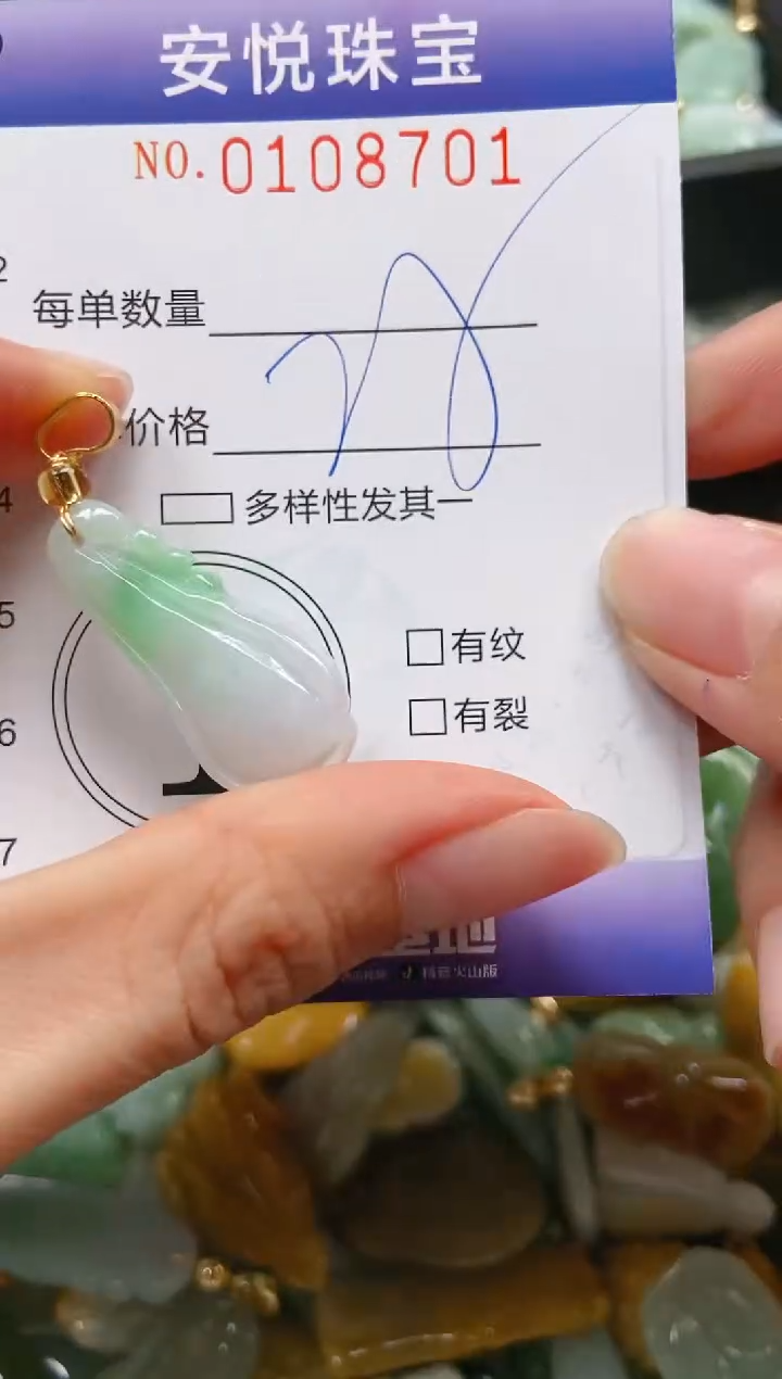【闪购商品】翡翠颈饰未镶嵌闪购0108701
