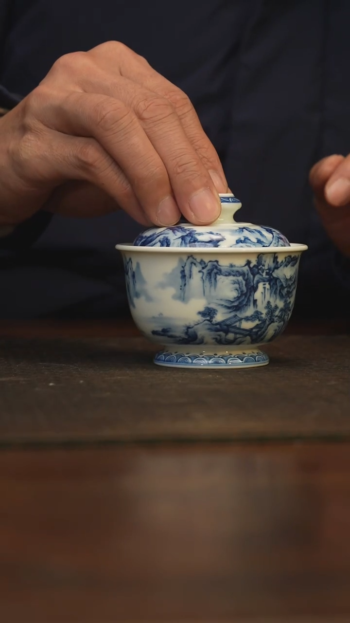 瓷片柴窑青花破价福利 微瑕
