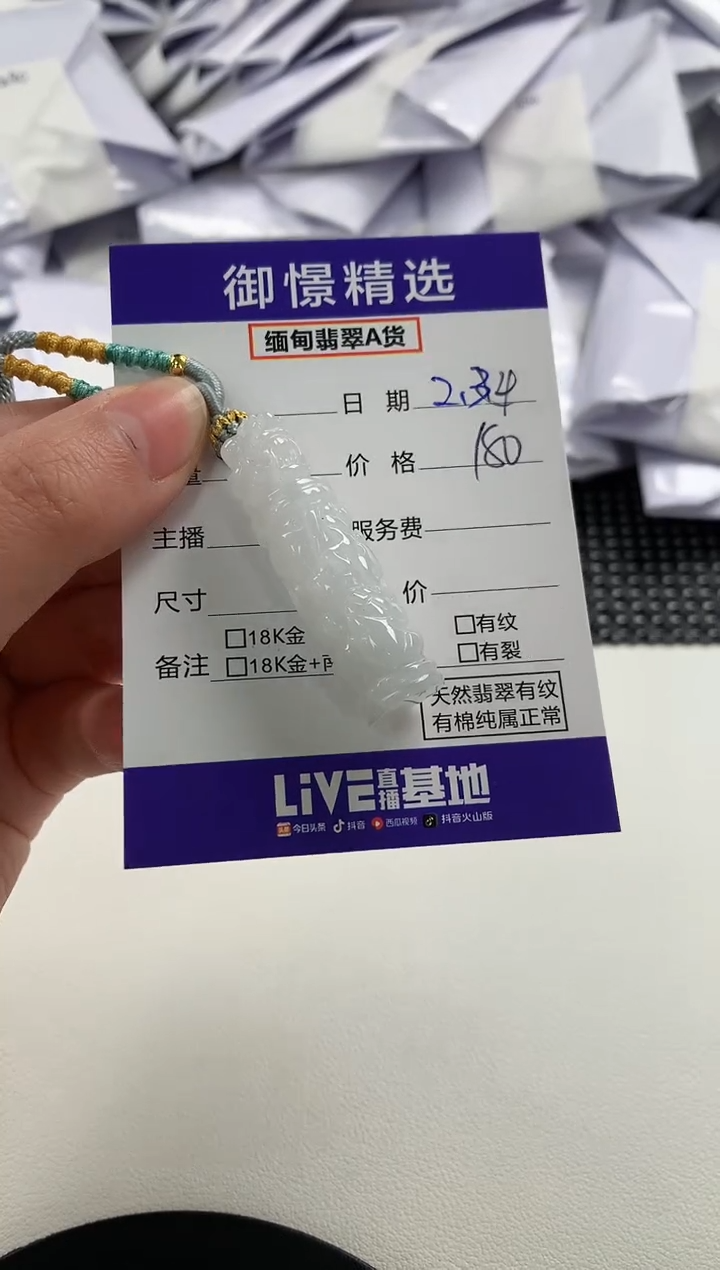 【闪购商品】翡翠颈饰未镶嵌9              