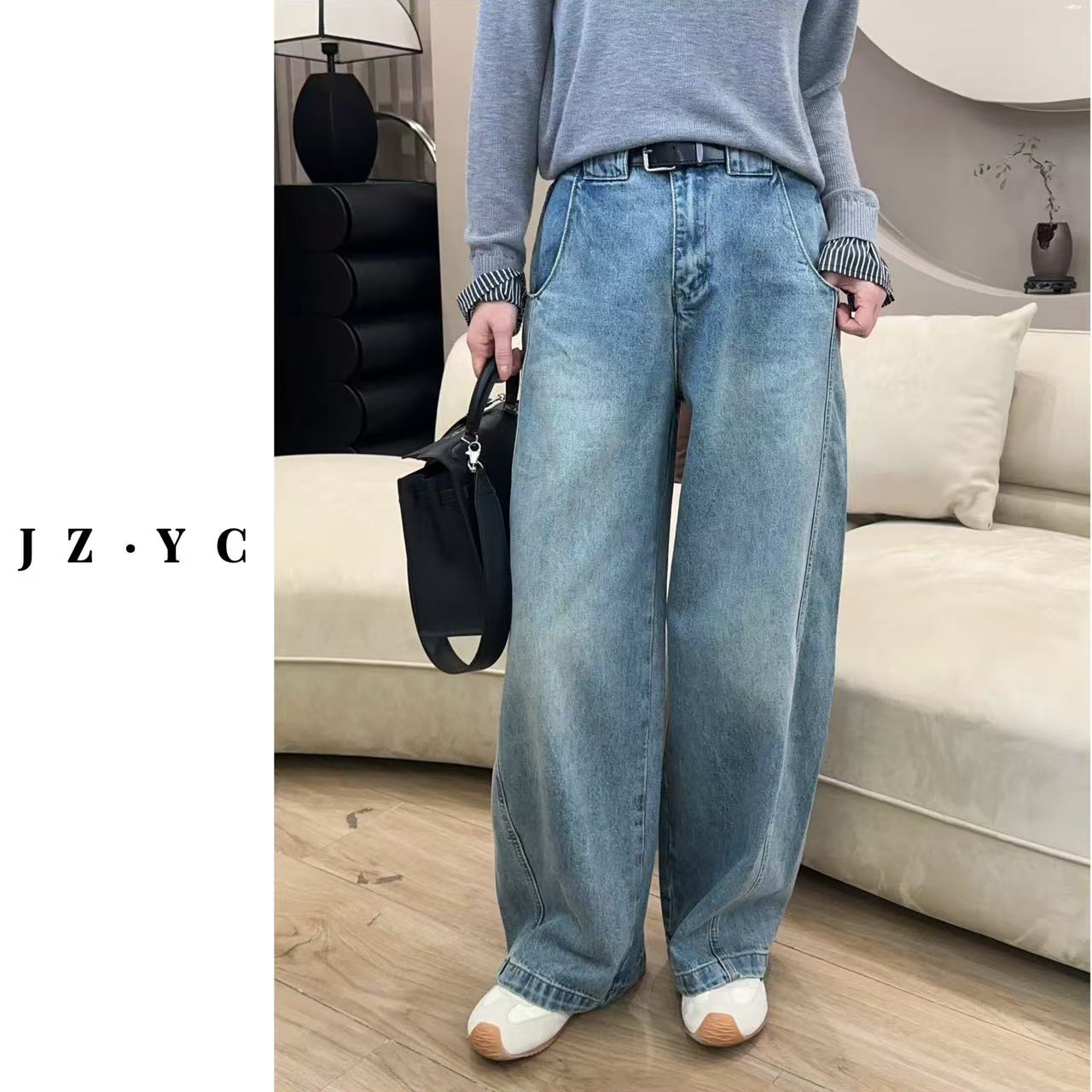 【 洁子推荐】 2025春季新款251266韩版宽松 休闲牛仔裤JZYC