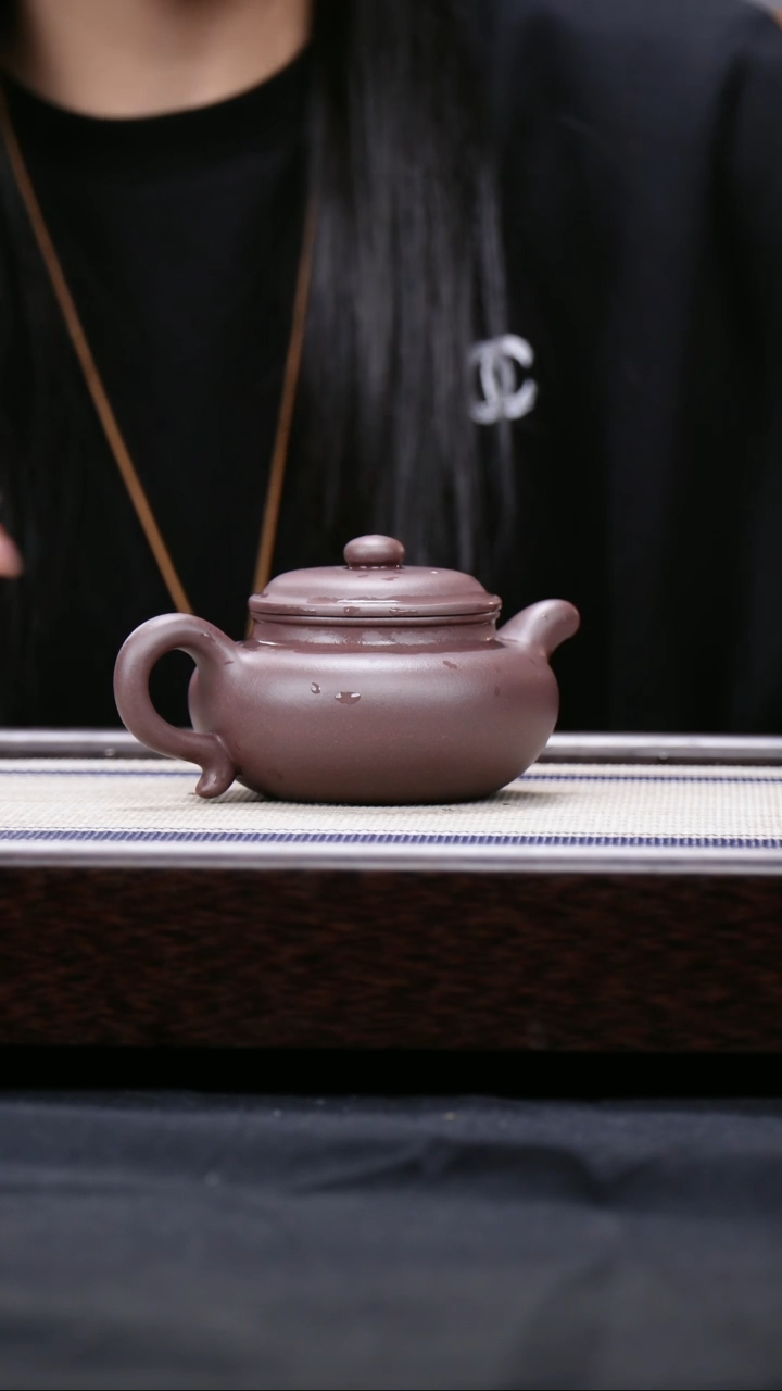 【闪购商品】紫砂茶壶四号井低槽青  仿古壶 郑 