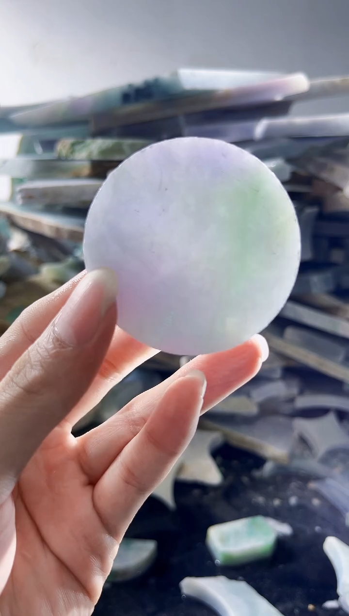 裸石翡翠缅甸翡翠A货陈8240