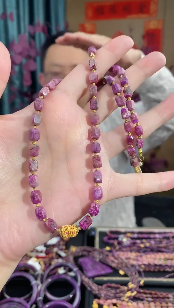 【闪购商品】苏纪石（舒俱来）项链18K金镶嵌916