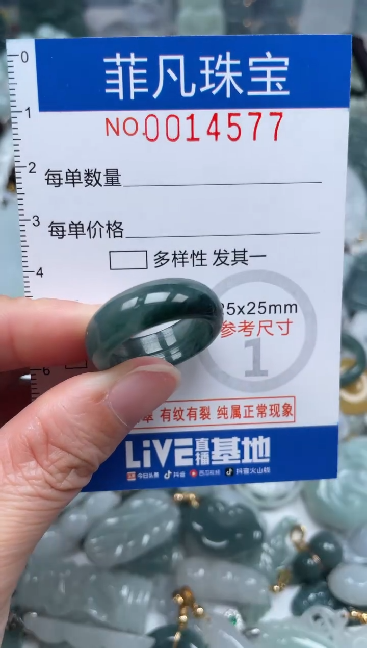 颈饰未镶嵌翡翠14577