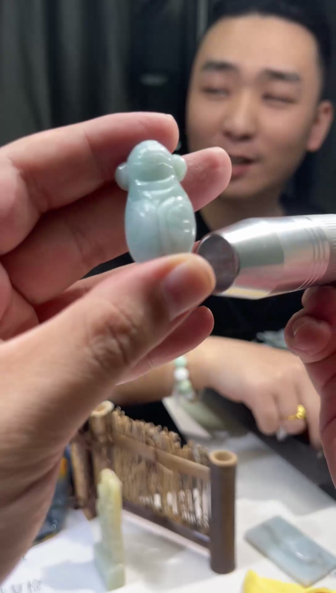 【闪购商品】翡翠颈饰未镶嵌天然缅甸A货翡翠（多样性发货）11068