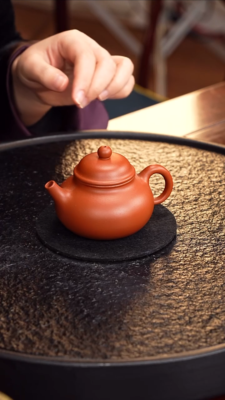 茶壶紫砂TX 容天5 朱泥 160毫升
