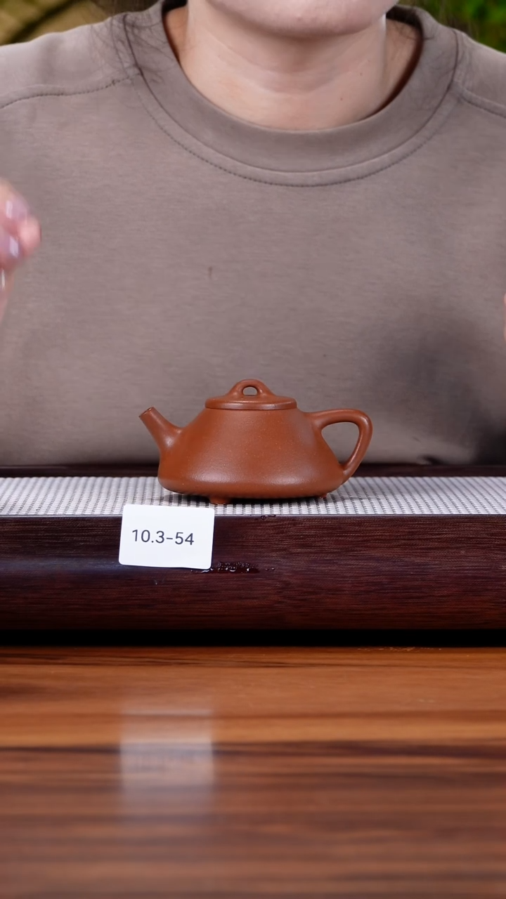 茶壶紫砂10.3-54 朱泥 子冶石瓢130