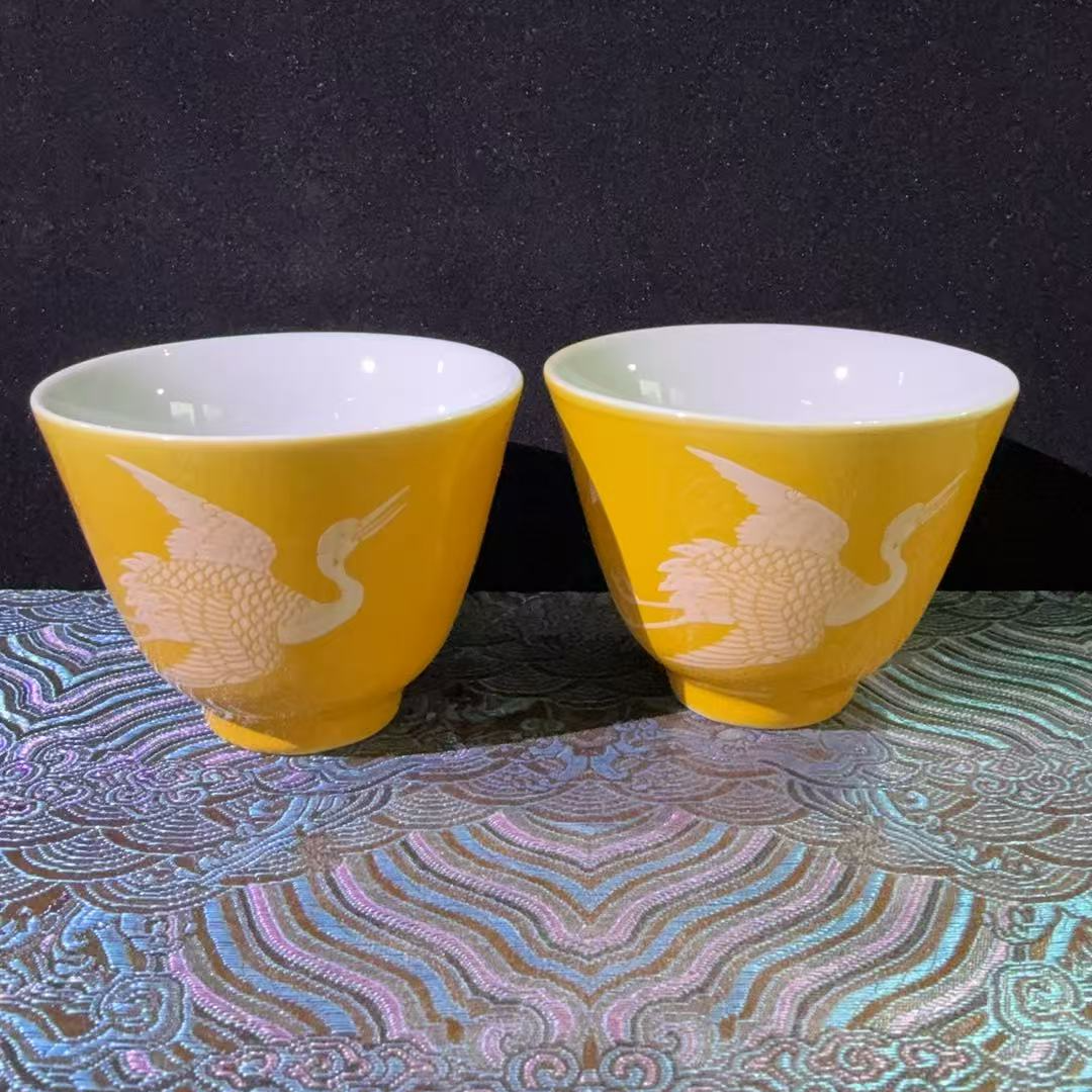 B262景德镇制陶瓷主人杯一对