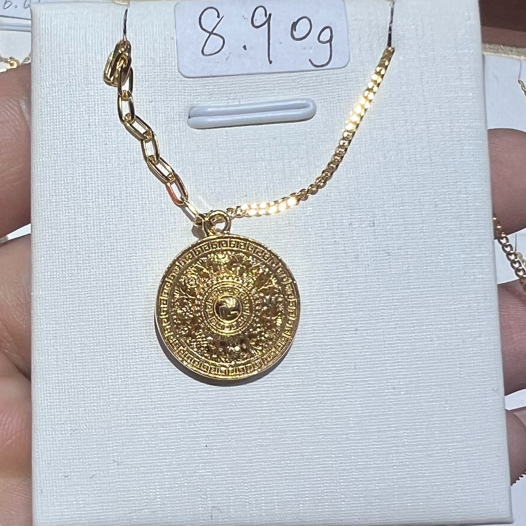 【小敏专属】八宝罗盘足金吊坠经典复古