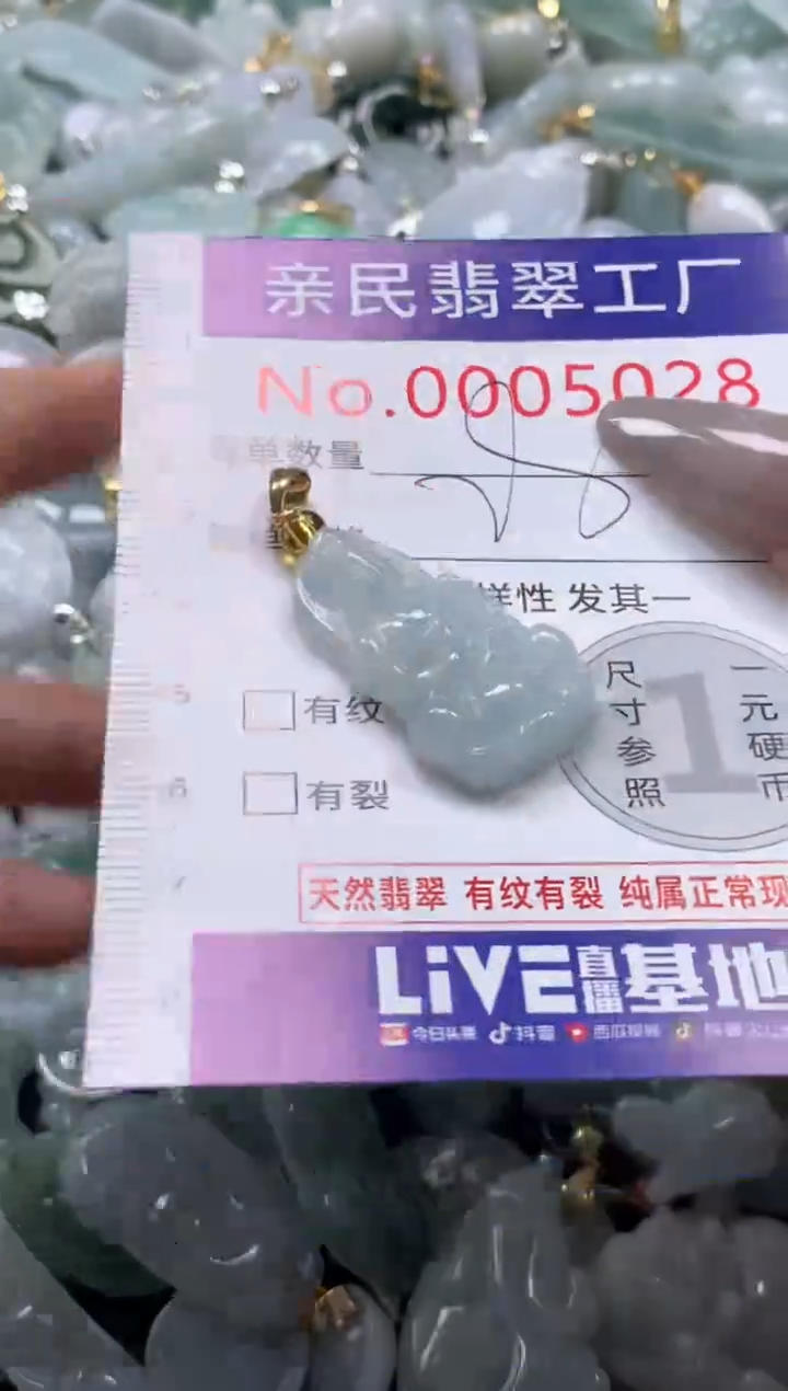 颈饰未镶嵌翡翠5028