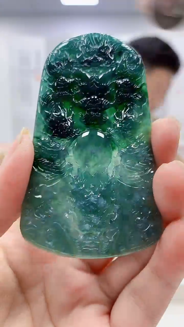 定制翡翠未镶嵌4917ms-毛货挂件183