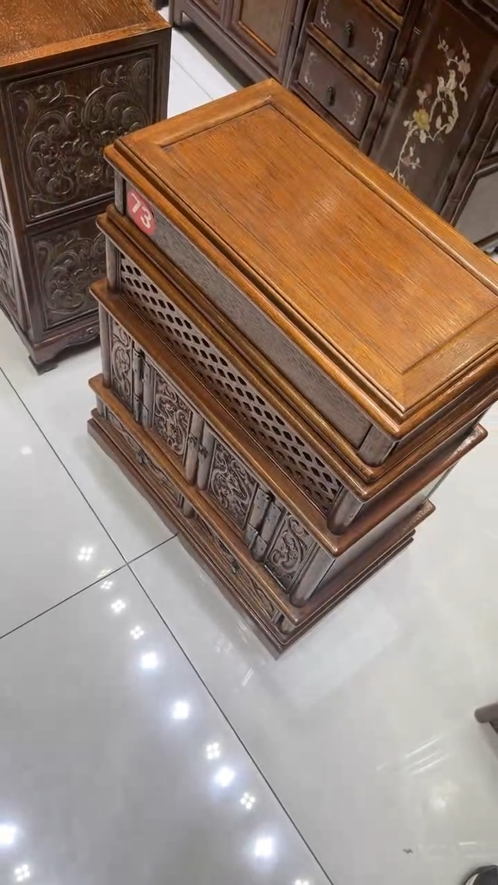 【闪购商品】木雕刻熏香柜 收纳柜