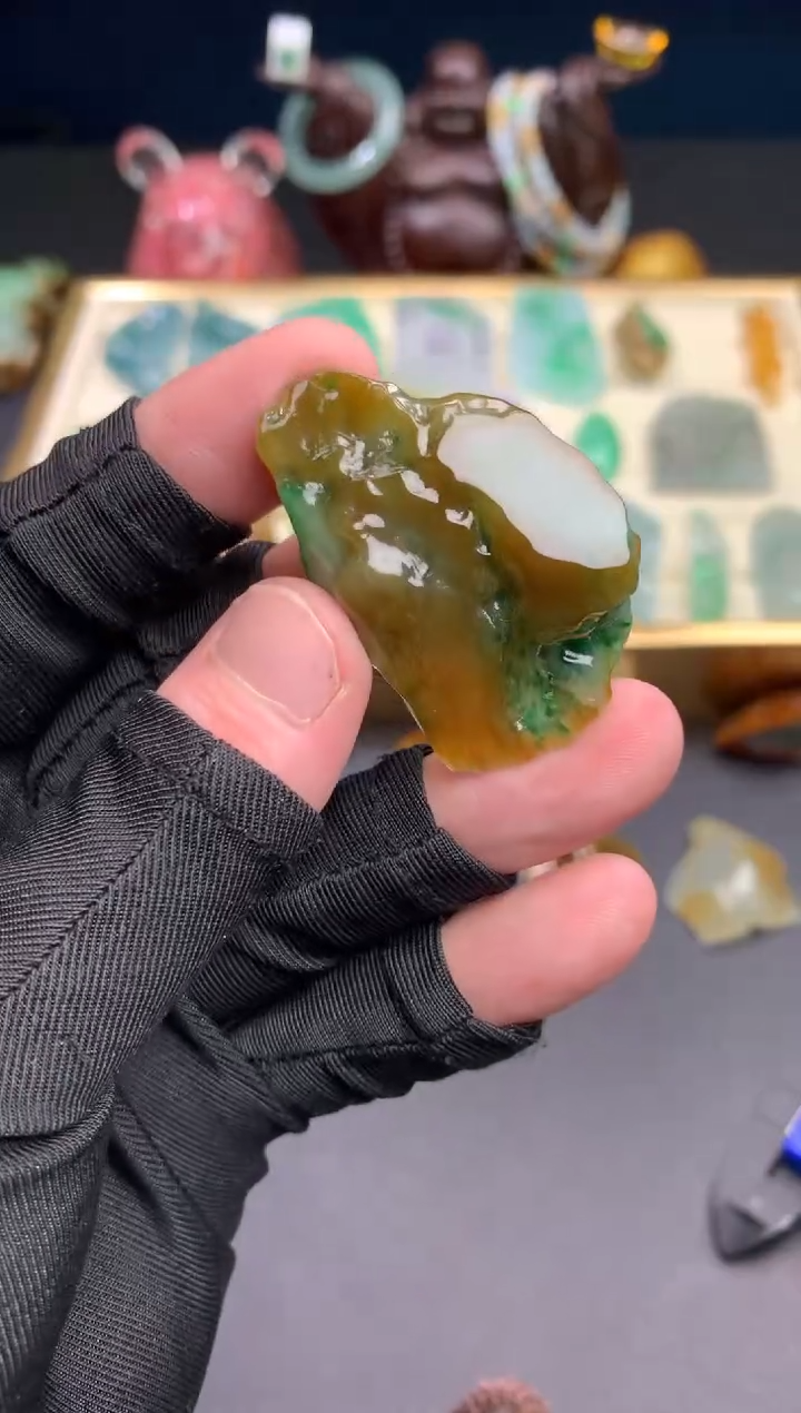 未镶嵌定制翡翠天然翡翠裸石（包工）