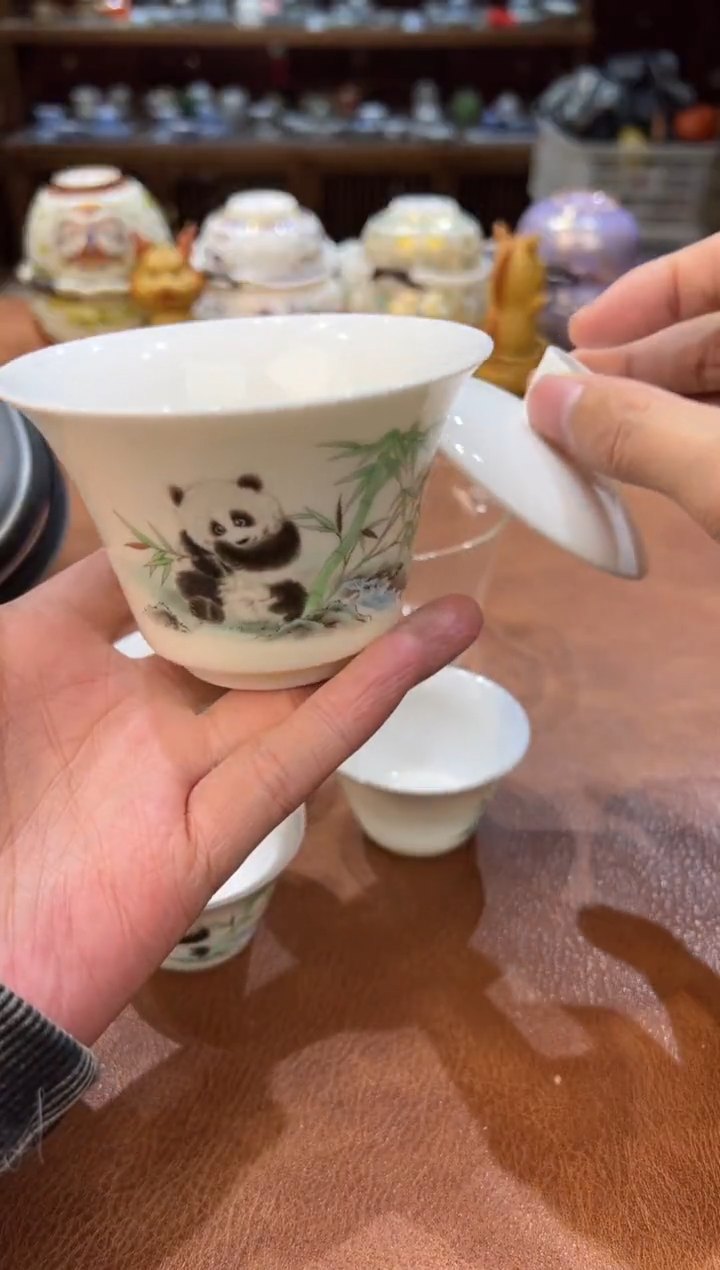 真的很便宜会开片的旅行茶具