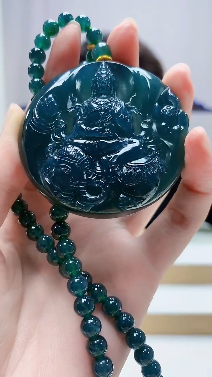 未镶嵌定制翡翠5145zm-毛货挂件111