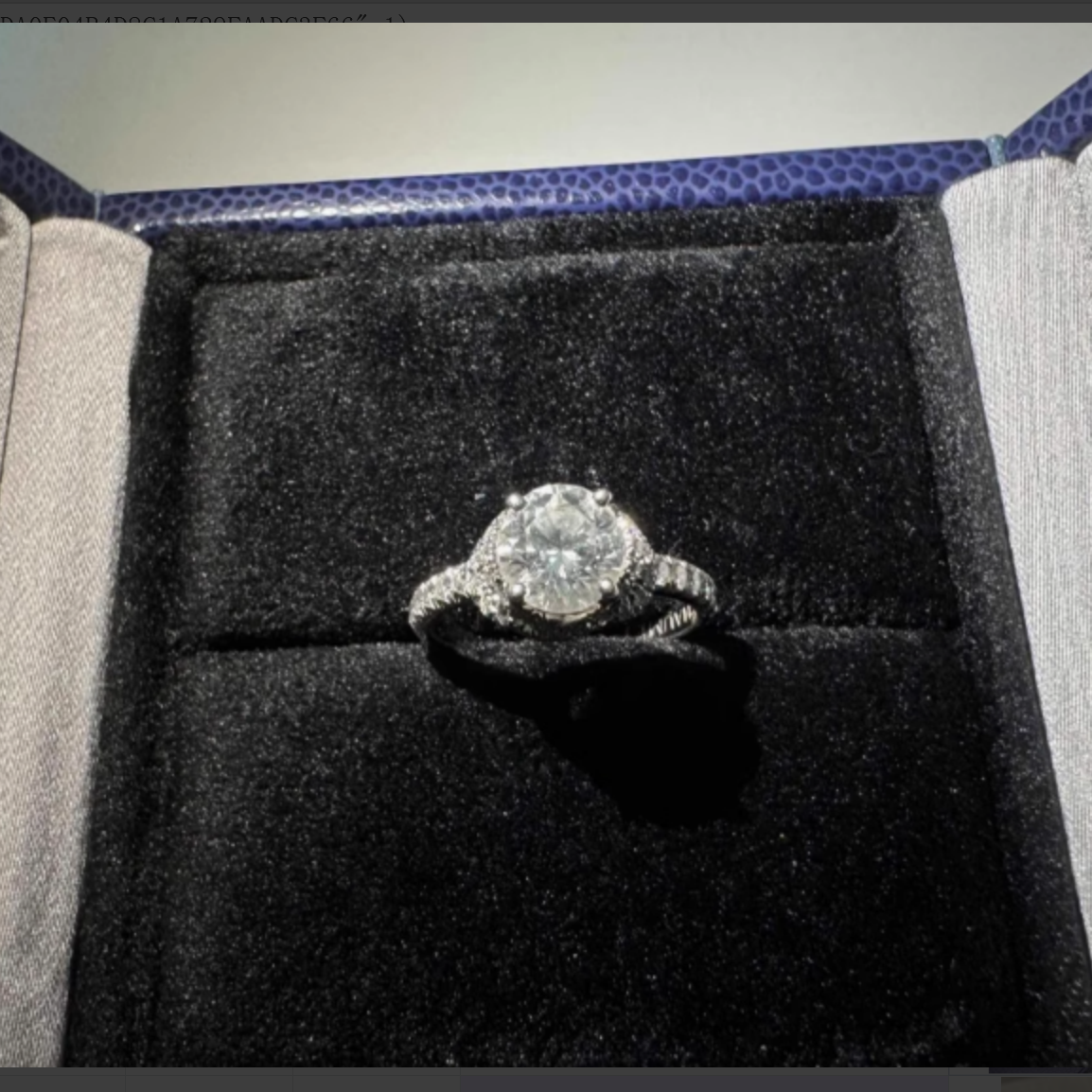 99新 Chaumet/尚美 小花Jerry 缘系一生 永缘钻戒 1.04克拉51 G色