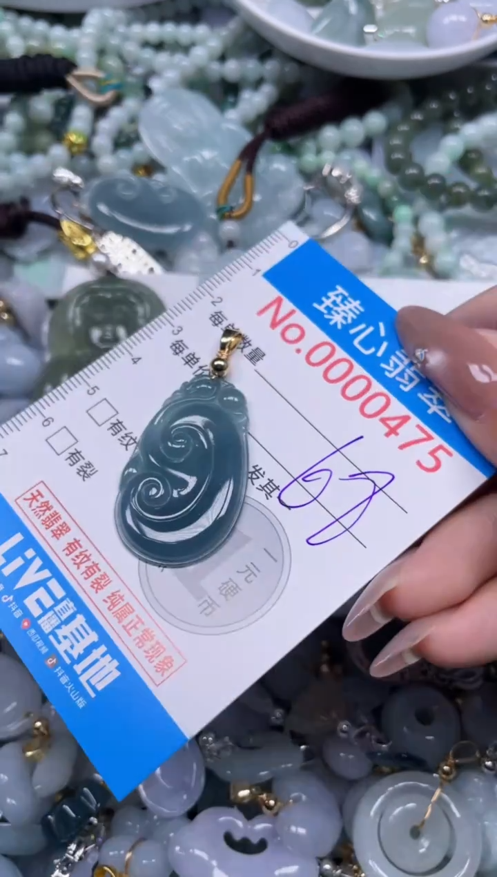 颈饰未镶嵌翡翠475