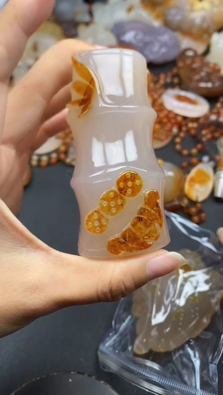 未镶嵌1玛瑙/玉髓自*ll