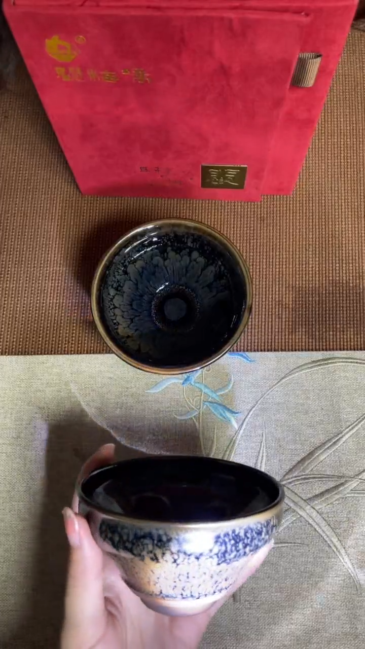 茶盏 茶盏建窑建盏阙梅娇高端茶器主人杯