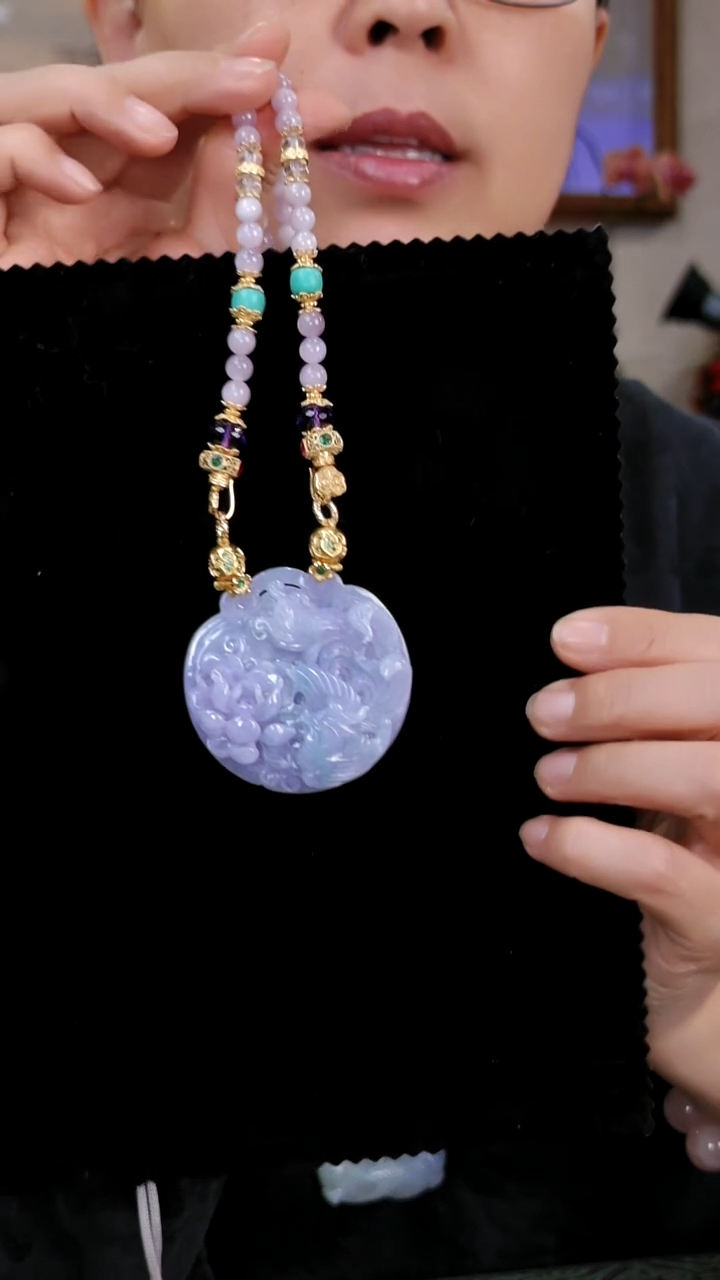 颈饰未镶嵌翡翠国风