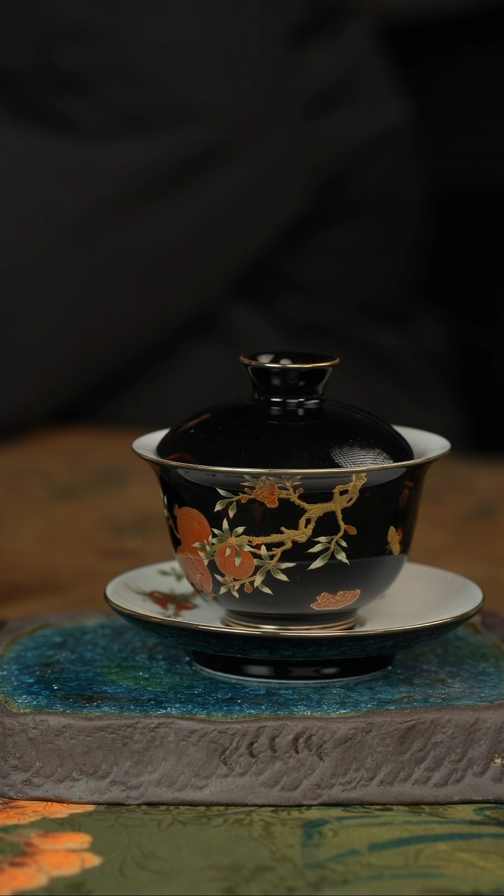 【闪购商品】瓷片虹缘好物分享@@黑盖碗