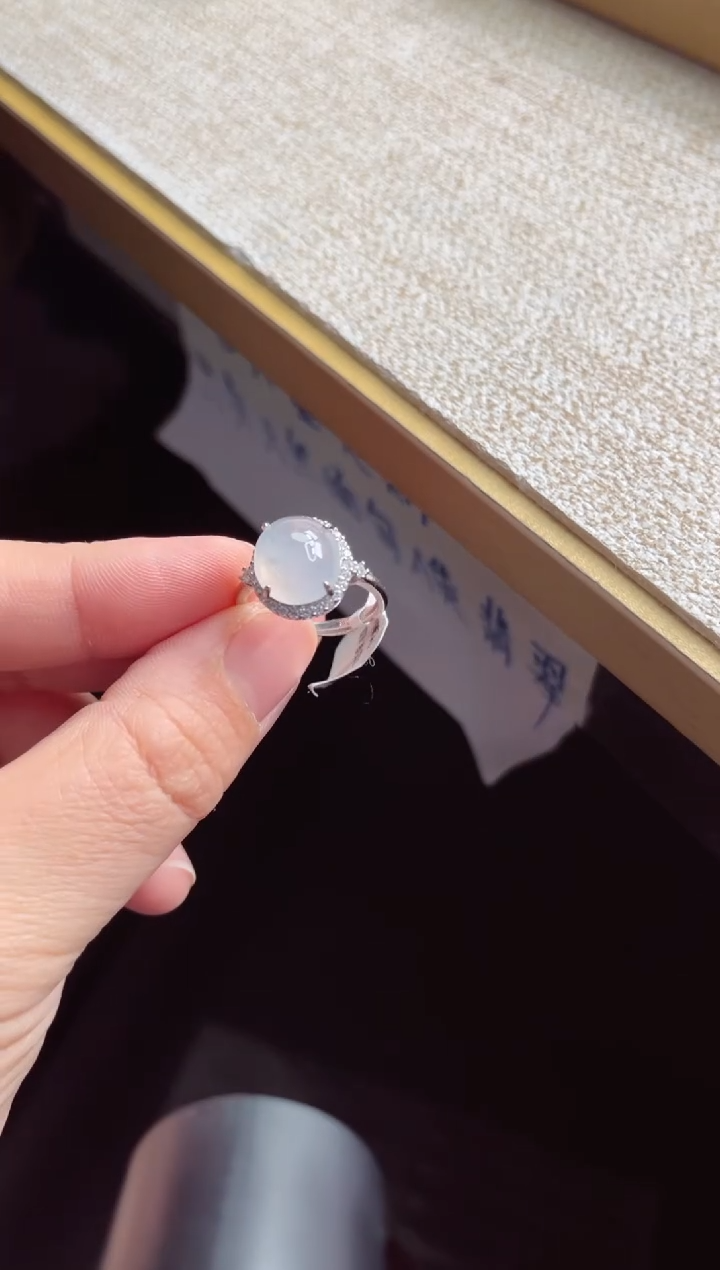 银S925镶嵌戒指翡翠11111