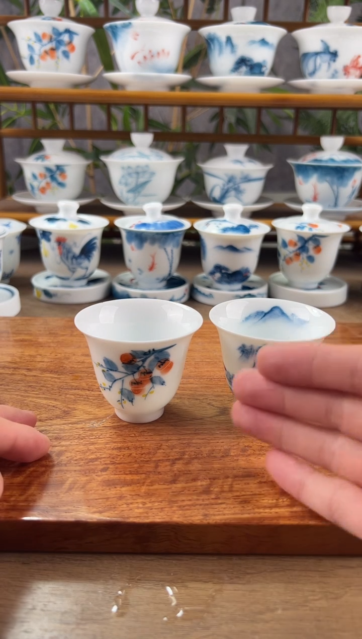 【闪购商品】全品千里江山+柿柿如意闻香杯