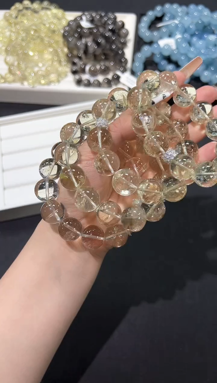水晶手链未镶嵌79a多样性发其一【1条】默认微瑕16mm